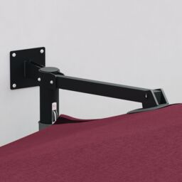 Berkfield Home Patio Umbrella Bordeaux red Polyester Large Collapsible - thumbnail 3