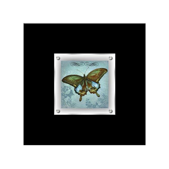 Orsina Butterfly 1 Framed Wall Art Home Wall Décor in Black - image 1
