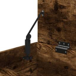 Berkfield Home Storage Chest Smoked Oak 84x42x46 cm Engineered Wood in Brown - Size: 84 x 42 x 46 cm - thumbnail 9