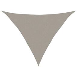 Berkfield Home Sunshade Sail 160 g/m¬≤ Triangular Light Grey 2.5x2.5x3.5 m HDPE - thumbnail 2