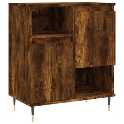 Berkfield Home Sideboards 3 pcs Smoked Oak Engineered Wood in Brown - thumbnail 5