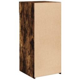 Berkfield Home Sideboard Smoked Oak 40x42.5x93 cm Engineered Wood in Brown - thumbnail 6