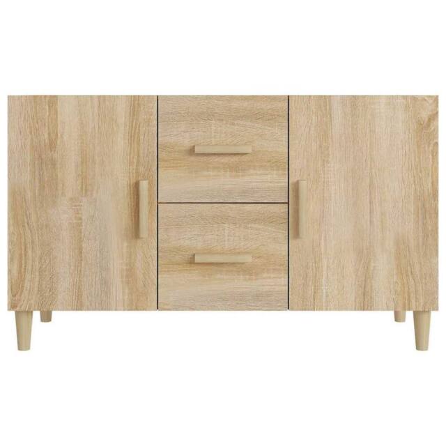 Berkfield Home Sideboard Sonoma Oak 100x36x60 cm Engineered Wood in Light Tan - Size: 100 x 36 x 60 cm - image 1
