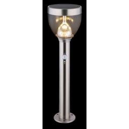 Netlighting Solar Light Outdoor Bollard Stainless Steel IP44 LED 3000K in Grey - thumbnail 4