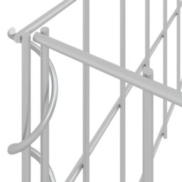 Berkfield Home Gabion Raised Bed Galvanised Steel 800x100x20 cm in Silver - Size: 800 x 100 x 20 cm - thumbnail 5