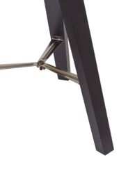 Orsina Tripod Table Lamp With Black Base, Modern White Linen Shade Table Lamp, Adjustable Height Contemporary Lamp - thumbnail 5
