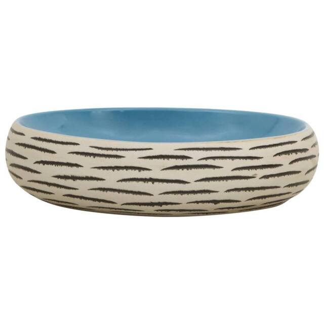 Berkfield Home Durable Countertop Basin Multicolour Oval 59x40x15 cm Ceramic - Size: 59 x 40 x 15 cm - image 1