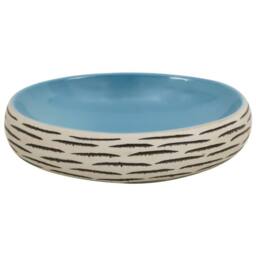 Berkfield Home Durable Countertop Basin Multicolour Oval 59x40x15 cm Ceramic - Size: 59 x 40 x 15 cm - thumbnail 4