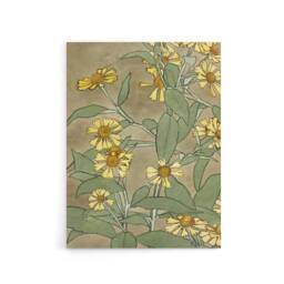 "Artery8 Daisies with Yellow Petals Canvas Wall Art Print Overbeck - Size: W18"" x H24""" - thumbnail 1