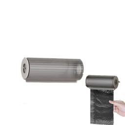 VOGREX 1PCS Wall Mounted Trash Bag Garbage Bag Holder in Grey - thumbnail 1