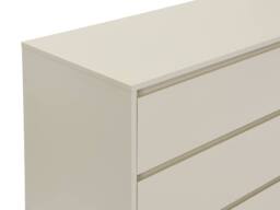 Vente-unique 6-Drawer Chest Of Drawers - MDF & Metal - Beige & Gold - KORASA - thumbnail 7