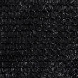 Berkfield Home Sunshade Sail 160 g/m ² Black 4.5x4.5 m HDPE - thumbnail 5