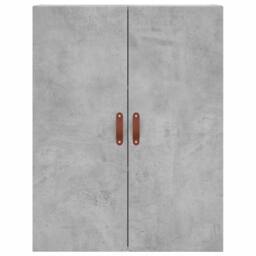 Berkfield Home Highboard Concrete Grey 69.5x34x180 cm Engineered Wood - thumbnail 6