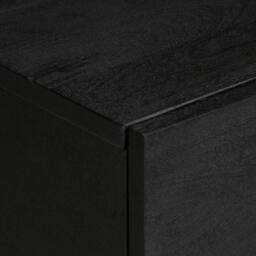 Berkfield Home TV Cabinet Black 105x33x46 cm Engineered Wood - Size: 105 x 33 x 46 cm - thumbnail 6