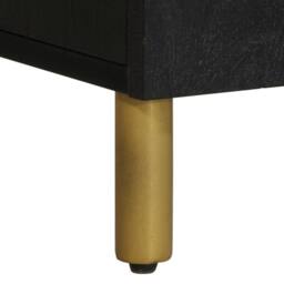 Berkfield Home TV Cabinet Black 105x33x46 cm Engineered Wood - Size: 105 x 33 x 46 cm - thumbnail 8
