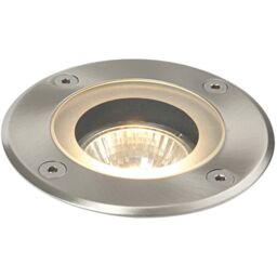 Loops 2 PACK Marine Grade IP65 Round Ground Light - 50W GU10 - Stainless Steel in Metallics - thumbnail 3
