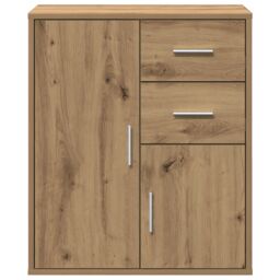 Berkfield Home Sideboard Artisan oak 60 x 31 x 70 cm Engineered wood in Brown - thumbnail 6
