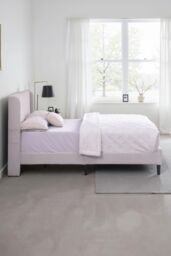 More4Homes Dereham Cord Fabric Winged Double Bed Frame in Ivory - thumbnail 7