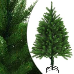 Berkfield Home Artificial Christmas Tree Lifelike Needles 120 cm Green - thumbnail 1