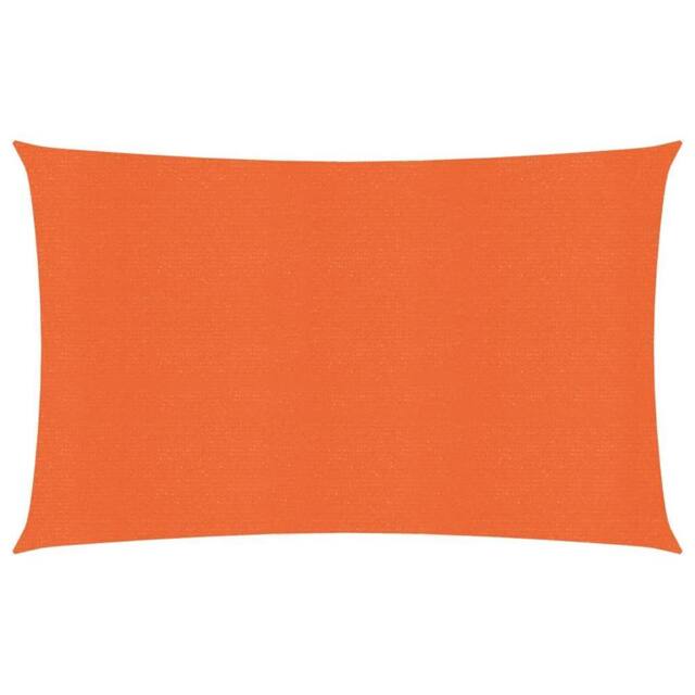 Berkfield Home Sunshade Sail 160 g/m ² Orange 2x4 m HDPE - image 1