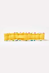 Homescapes Cotton Multi Coloured Polka Dot Floor Cushion - Size: 50 cm x 50 cm - thumbnail 5
