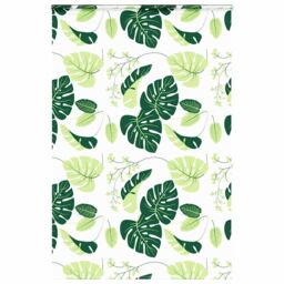 Berkfield Home Shower Roller Blind with Cassette 150x240 cm Fabric Width 146 cm in Green - thumbnail 1