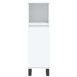 Berkfield Home Bathroom Cabinet White 30x30x100 cm Engineered Wood - Size: 30 x 30 x 100 cm - thumbnail 6
