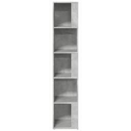 Berkfield Home Stylish Corner Cabinet Concrete Grey 33x33x164.5 cm Engineered Wood - thumbnail 6