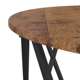 Berkfield Home Coffee Table - Vintage Style, 80x80x42 cm, Made of Engineered Wood in Brown - Size: 80 x 80 x 42 cm - thumbnail 8