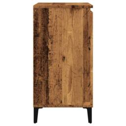 Berkfield Home Sideboard Old Wood 60x35x70 cm Engineered Wood in Brown - Size: 60 x 35 x 70 cm - thumbnail 5