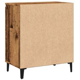 Berkfield Home Sideboard Old Wood 60x35x70 cm Engineered Wood in Brown - Size: 60 x 35 x 70 cm - thumbnail 6