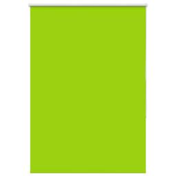 Berkfield Home Roller Blind Blackout Yellow 130x210 cm Fabric Width 126.6 cm Pol… in Bright Green - thumbnail 1