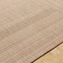 Livabliss Tuareg-Global Blue Beige Ivory Graphic In- & Outdoor Rug in Tan - Size: 200 cm x 275 cm - thumbnail 3