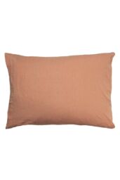Linen House Haze Tufted Polka Dot Pillowcase Set in Light Brown - thumbnail 3