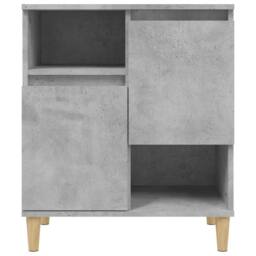 Berkfield Home Sideboards 2 pcs Concrete Grey 60x35x70 cm Engineered Wood - Size: 60 x 35 x 70 cm - thumbnail 6