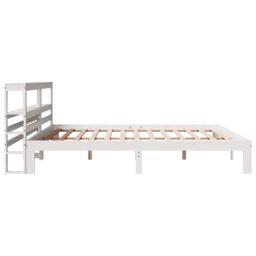 Berkfield Home Bed Frame with Headboard without Mattress White 180x200 cm Super King - thumbnail 5