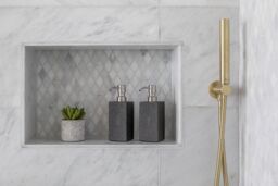 Posh Trading Company Chelsea Soap Dispenser - Faux Shagreen Chocolate in Brown - thumbnail 3