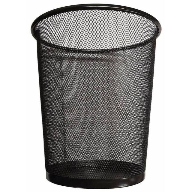 EONLION Black Bathrooms Circular Mesh Wastebasket Trash Can - Size: 100 cm - image 1