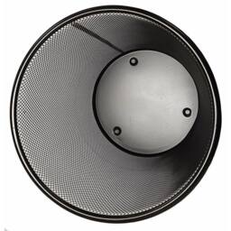EONLION Black Bathrooms Circular Mesh Wastebasket Trash Can - Size: 100 cm - thumbnail 3