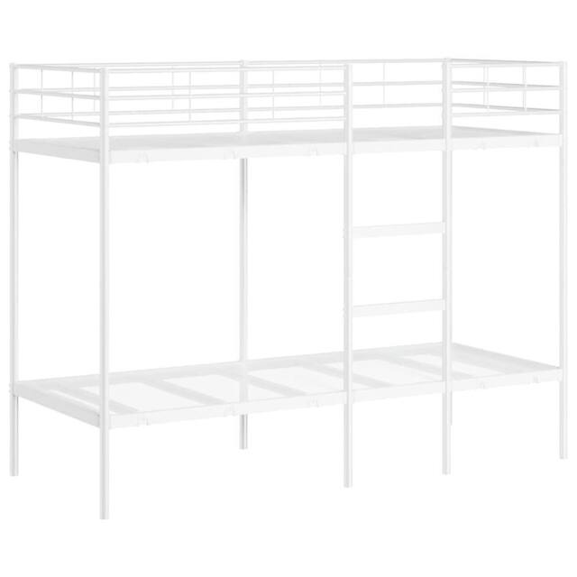 Berkfield Home Bunk Bed without Mattress White 80x200 cm Steel - image 1