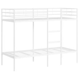 Berkfield Home Bunk Bed without Mattress White 80x200 cm Steel