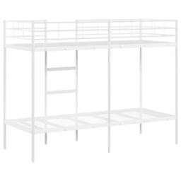 Berkfield Home Bunk Bed without Mattress White 80x200 cm Steel - thumbnail 7