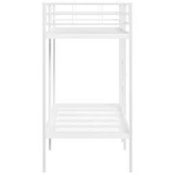 Berkfield Home Bunk Bed without Mattress White 80x200 cm Steel - thumbnail 6