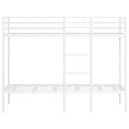 Berkfield Home Bunk Bed without Mattress White 80x200 cm Steel - thumbnail 5