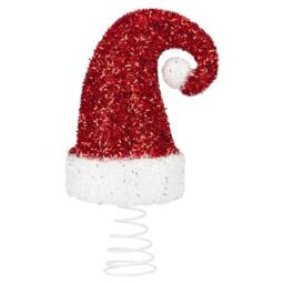 VFM e-Store Christmas Santa Hat Decoration 23cm x 13cm Red X 1 - Size: 23 cm x 13 cm - thumbnail 1