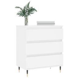 Berkfield Home Sideboard White 60x35x70 cm Engineered Wood - Size: 60 x 35 x 70 cm - thumbnail 1