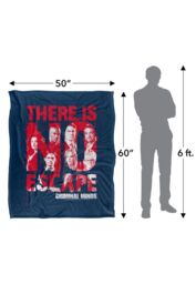 ViacomCBS/Nickelodeon Criminal Minds No Escape Silky Touch Super Soft Throw Blanket 152 X 127 cm in White - thumbnail 5