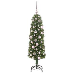 Berkfield Home Artificial Christmas Tree with 150 LEDs with Stand Green 120 cm - thumbnail 3