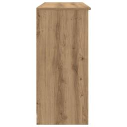 Berkfield Home Sideboard with Drawer Artisan Oak 101x35x76 cm Engineered Wood in Brown - Size: 101 x 35 x 76 cm - thumbnail 7