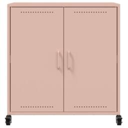 Berkfield Home Sideboard Pink 68.5x39x72 cm Steel - thumbnail 6